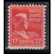 822 17c Andrew Johnson Fine MNH B0898