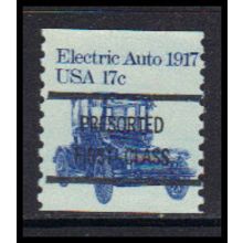 1906a 17c Electric Auto Fine MNH Dry Gum Gap Single Type A LS PreCnx KA9460