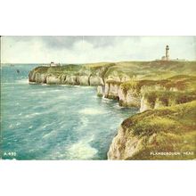 Yorkshire FLAMBOROUGH HEAD "Art Colour" Postcard (Valentine A.495)
