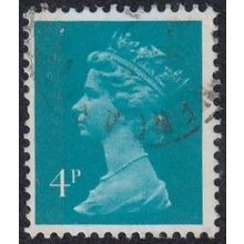 GB, 1981 4p Machin, 2 bands, SG X862 (Scott #MH44), used