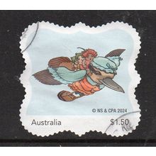 AUSTRALIA: BIB & BUB, 2024 GUMNUT BABIES, USED SELF-ADHESIVE MYSTAMP. 9/10