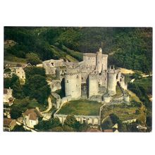 BONAGUIL CASTLE. used postcard 1982 =