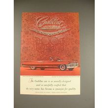 1961 Cadillac Convertible Car Ad - Soundly Designed!