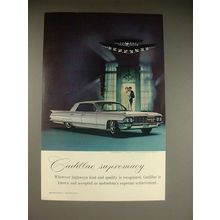 1961 Cadillac Sedan de Ville Car Ad - Supremacy!