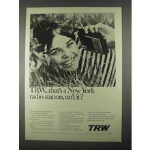 1967 TRW Inc. Ad - That's A New York Radio Station?