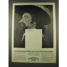 1974 Hammermill Bond Paper Ad - Cyrano de Bergerac