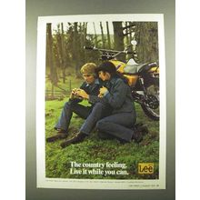 1974 Lee Rider Jeans and Jackets Ad - Country Feeling