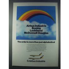 1981 Airbus Industrie A310 and A300 Jets Ad