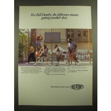 1987 Du Pont Products Ad - The Difference Means Getting Another Shot
