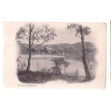 BOWNESS-ON-WINDERMERE, CUMBRIA. antique postcard 1919 pm Waterworks, Wroughton =