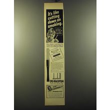 1950 Dunhill De-Nicotea Cigarette Holder Ad - It's like cutting down on smoking