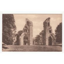 Glastonbury Abbey Postcard Goodall's 80564