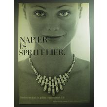 1974 Napier Jewelry Ad - Napier is Spritelier