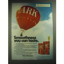 1974 Lark Cigarettes Ad - Smoothness you can taste