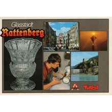 Glasstadt Rattenberg Tirol Austria Postcard