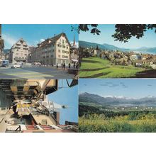 Zug Switzerland 4x Postcard s