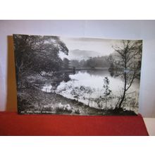 RYDAL WATER & WANSFELL, Cumbria unused postcard RP by Abraham =