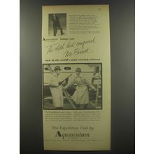 1956 Aquascutum Coats Ad - The cloth that conquered Mt. Everest