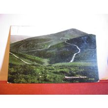 WORCESTERSHIRE BEACON MALVERN HILLS used antique postcard by Valentine 1907 pm =