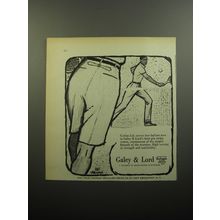 1957 Galey & Lord Corbin Ltd. Fashion Ad - Corbin Ltd. serves two fashion aces