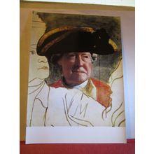 MAJOR-GENERAL DE LA MOTTE, 1787 by J. S. Copley large postcard =