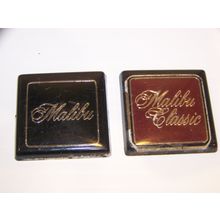 1975 MALIBU & MALIBU CLASSIC PLASTIC EMBLEM INSERTS OEM