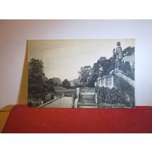 THE TERRACE, THE CASTLE, ST FAGANS, WALES used antique postcard 1928 pm =