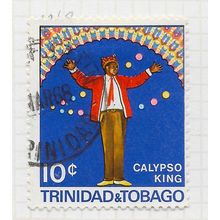 TRINIDAD & TOBAGO 1968 CARNIVAL CALYPSO KING 10c USED SG323