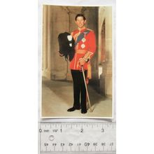 postcard H.R.H. Prince Charles, Colonel of The Welsh Guards
