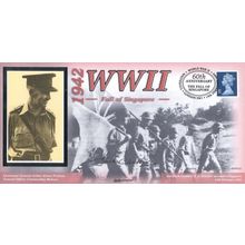 1942 WW2 Fall Of Singapore Jack Chalker War POW Hand Signed FDC
