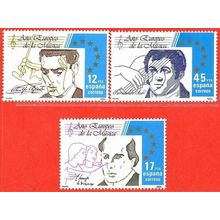 España. 1985. Mi # 2685 / 87. European Year of Music