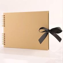 Woodside Home Living Ribbon Tie Scrap Book Style Photo Album 29cm x 21.5cm -