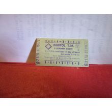 BRISTOL TEMPLE MEADS PLATFORM card TICKET 31/03/1972 British Rail =
