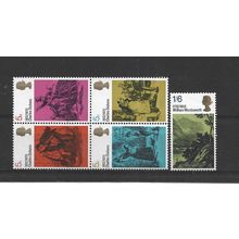 GB.Literary Anniversaries (1st series) set of 5.Mounted Mint.Jul25a