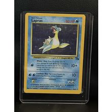 Lapras - 10/62 - Holo Rare - Unlimited Edition Fossil Pokemon Trading Card