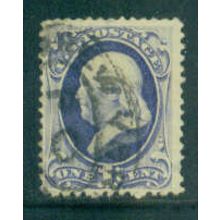 Used 182 1c Benjamin Franklin Just Clears M00354