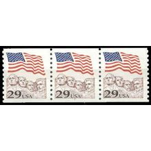 2523 29c U.S. Flag Fine MNH PNC 4/3 W1568