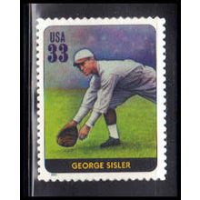 3408e 33c George Sisler Fine MNH Z4731