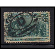 Used 238 15c Announcing His Discovery Fine K1205