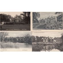 York Cottage Sandringham 4x Norfolk RPC & Antique Postcard s