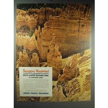 1947 Union Pacific Railroad Ad - Bryce Canyon Park
