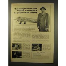 1956 Credit Union Ad - North Central Airlines