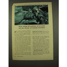 1956 Credit Union Ad - Hold Threat of Money Troubles