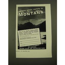 1960 Montana Highway Commission Ad - Scenic Variety