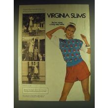 1984 Virginia Slims Cigarettes Ad - when men always put Women on Pedestal