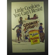 1994 Ralston Cookie Crisp Cereal Ad - Little Cookies you can't resist