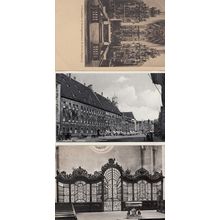 Augsburg Fuggerhaus RPC St Ulrich 3x German Religious Postcard s