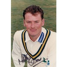 Matthew Downman Lincolnshire Nottinghamshire Cricketer Cricket Hand Signed Photo