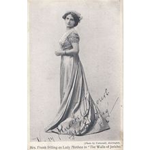 Frank Pilling as Lady Alethea The Walls Of Jericho Antique Hand Signed Postcard