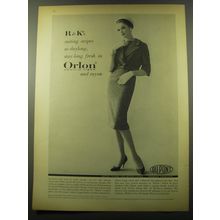 1960 Du Pont Fashion Ad - R&K's suiting stripes so daylong, stay-long fresh
